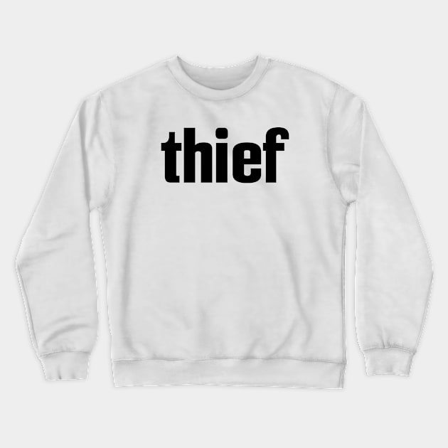 Thief Crewneck Sweatshirt by ProjectX23 Orange